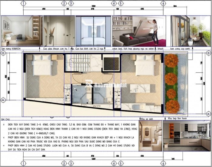 Bán Nhà Chính Chủ 69m² – Sát Ga Cát Linh, cách Phố Hào Nam 20m